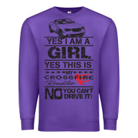 Purple a girls xfire roadster   crossfire Premium Sweatshirt - linhVisuals