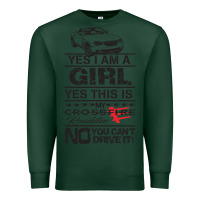 Sports Green a girls xfire roadster   crossfire Premium Sweatshirt - linhVisuals