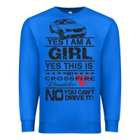 True Royal a girls xfire roadster   crossfire Premium Sweatshirt - linhVisuals