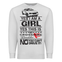 Dove Grey a girls xfire roadster   crossfire Premium Sweatshirt - linhVisuals