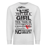 Oatmeal Heather a girls xfire roadster   crossfire Premium Sweatshirt - linhVisuals
