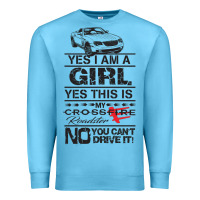 Ocean Blue a girls xfire roadster   crossfire Premium Sweatshirt - linhVisuals