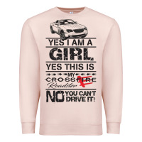 Pale Pink a girls xfire roadster   crossfire Premium Sweatshirt - linhVisuals