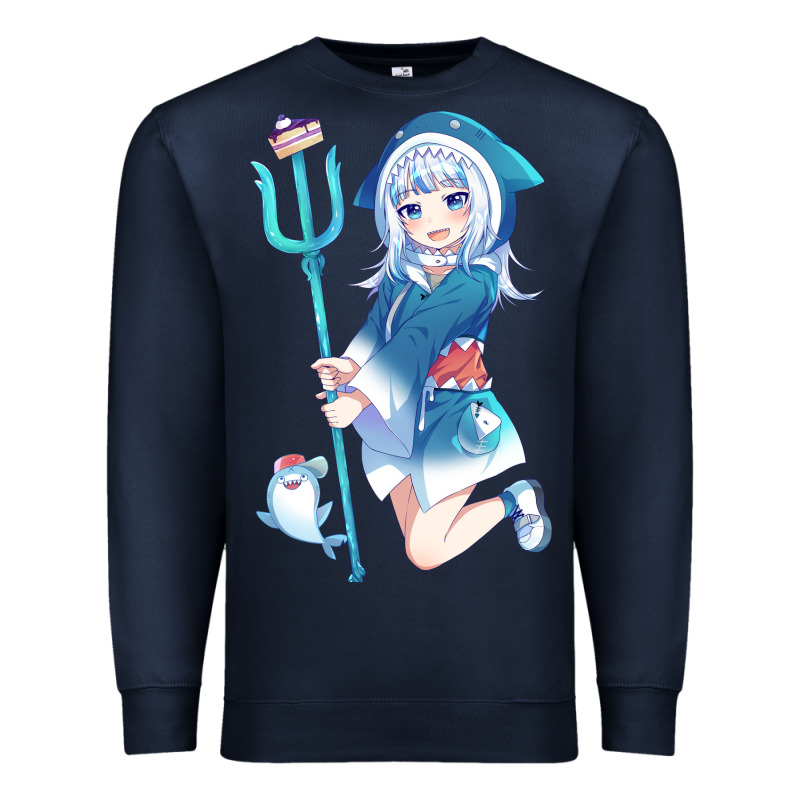 Gawr Gura Premium Sweatshirt by linhVisuals | Teevron