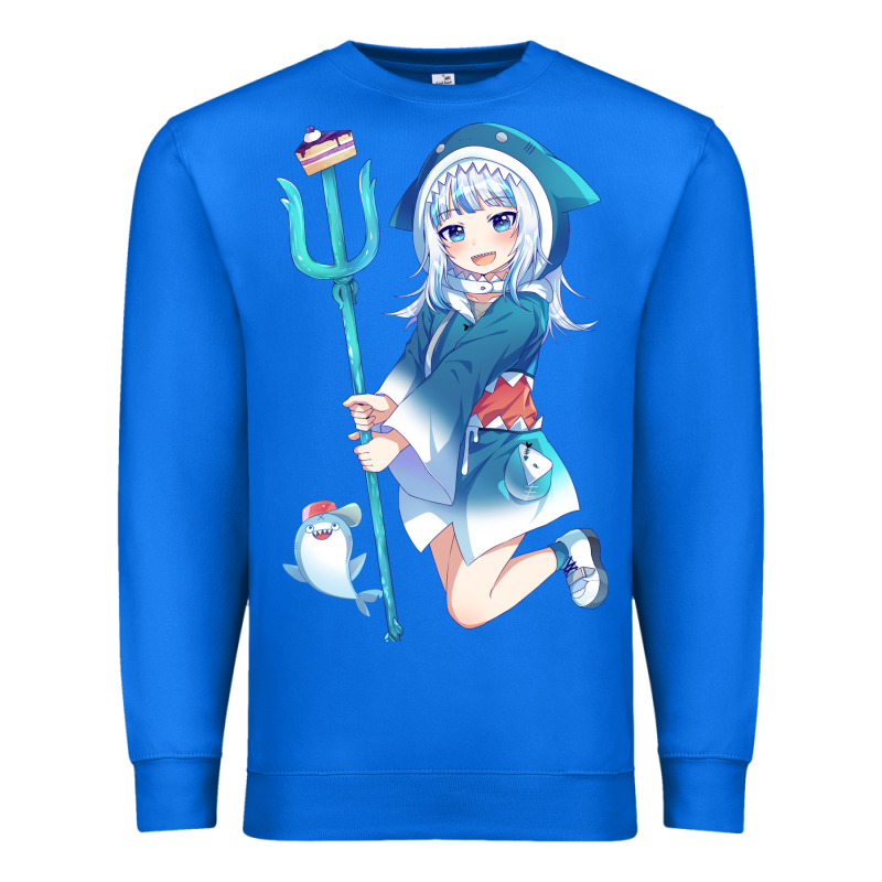 Gawr Gura Premium Sweatshirt by linhVisuals | Teevron
