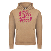 Vintage Coffee love you to pieces Vintage Hoodie - CowhideDigitalArt
