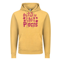 Vintage Mustard love you to pieces Vintage Hoodie - CowhideDigitalArt