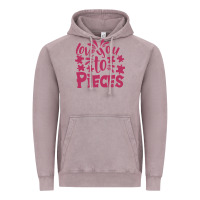 Vintage Zinc love you to pieces Vintage Hoodie - CowhideDigitalArt
