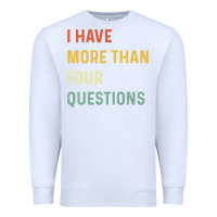 White funny passover seder Premium Sweatshirt - linhVisuals