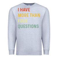 Heather Grey funny passover seder Premium Sweatshirt - linhVisuals