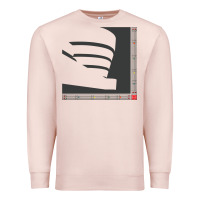 Pale Pink frank lloyd wright design   frank lloyd wright Premium Sweatshirt - linhVisuals