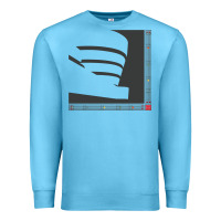 Ocean Blue frank lloyd wright design   frank lloyd wright Premium Sweatshirt - linhVisuals