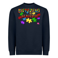 Navy different is beautiful Heavyweight Sweatshirt - JahusDesignShop