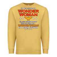 Antique Gold wonder woman Premium Sweatshirt - linhVisuals