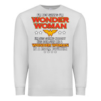 Dove Grey wonder woman Premium Sweatshirt - linhVisuals