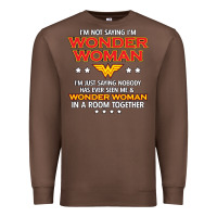 Chestnut wonder woman Premium Sweatshirt - linhVisuals