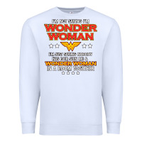 White wonder woman Premium Sweatshirt - linhVisuals