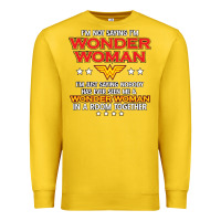 Lemon wonder woman Premium Sweatshirt - linhVisuals