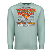 Seafoam wonder woman Premium Sweatshirt - linhVisuals