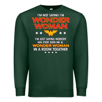 Sports Green wonder woman Premium Sweatshirt - linhVisuals