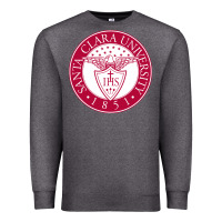 Charcoal Heather santa clara u Premium Sweatshirt - linhVisuals