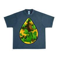 Midnight Navy st.patrick's teardrop earrings Urban Heavy Tee - FaDigitalArtStudio