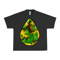Pigment Black st.patrick's teardrop earrings Urban Heavy Tee - FaDigitalArtStudio
