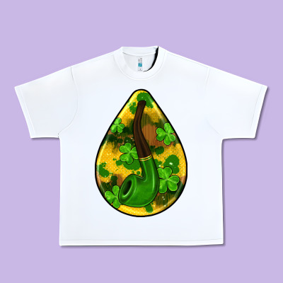 St.patrick's Teardrop Earrings Urban Heavy Tee Designed By Fadigitalartstudio