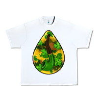 White st.patrick's teardrop earrings Urban Heavy Tee - FaDigitalArtStudio