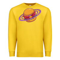 Lemon Burger  Saturn Premium Sweatshirt - linhVisuals