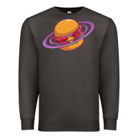 Smoke Burger  Saturn Premium Sweatshirt - linhVisuals