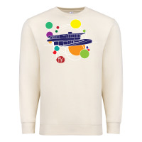 Sandshell retro graphic design   frank lloyd wright Premium Sweatshirt - linhVisuals