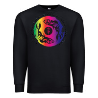 Black two lost souls swimming in a fish bowl Premium Sweatshirt - linhVisuals