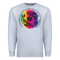 Heather Grey two lost souls swimming in a fish bowl Premium Sweatshirt - linhVisuals