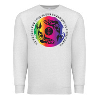 Oatmeal Heather two lost souls swimming in a fish bowl Premium Sweatshirt - linhVisuals