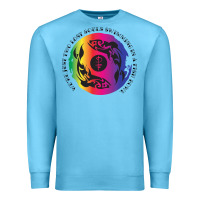 Ocean Blue two lost souls swimming in a fish bowl Premium Sweatshirt - linhVisuals