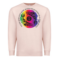 Pale Pink two lost souls swimming in a fish bowl Premium Sweatshirt - linhVisuals