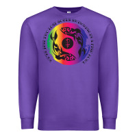 Purple two lost souls swimming in a fish bowl Premium Sweatshirt - linhVisuals