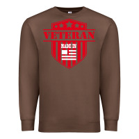 Chestnut veteran made in usa   military Premium Sweatshirt - linhVisuals