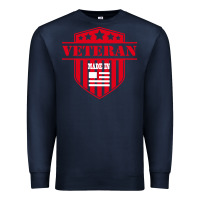 Navy veteran made in usa   military Premium Sweatshirt - linhVisuals
