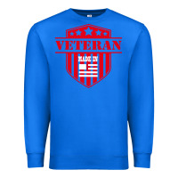 True Royal veteran made in usa   military Premium Sweatshirt - linhVisuals