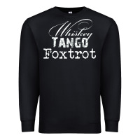 Black wtf in military speak   saying Premium Sweatshirt - linhVisuals