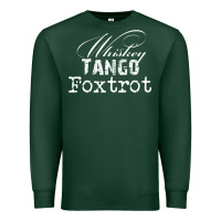 Sports Green wtf in military speak   saying Premium Sweatshirt - linhVisuals