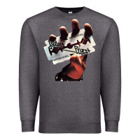 Charcoal Heather Judas Of Priest - British Steel Premium Sweatshirt - linhVisuals