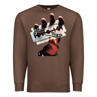Chestnut Judas Of Priest - British Steel Premium Sweatshirt - linhVisuals