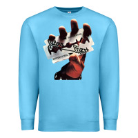 Ocean Blue Judas Of Priest - British Steel Premium Sweatshirt - linhVisuals