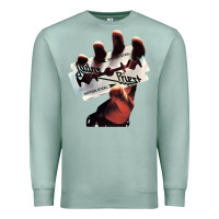 Seafoam Judas Of Priest - British Steel Premium Sweatshirt - linhVisuals