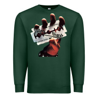 Sports Green Judas Of Priest - British Steel Premium Sweatshirt - linhVisuals