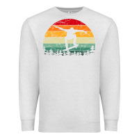 Oatmeal Heather skateboard vintage for skateboards lovers Premium Sweatshirt - linhVisuals