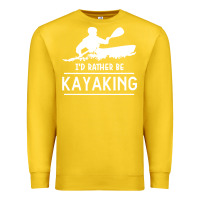 Lemon kayaking t  shirt i' d rather be at the lake kayaking t  shirt Premium Sweatshirt - linhVisuals